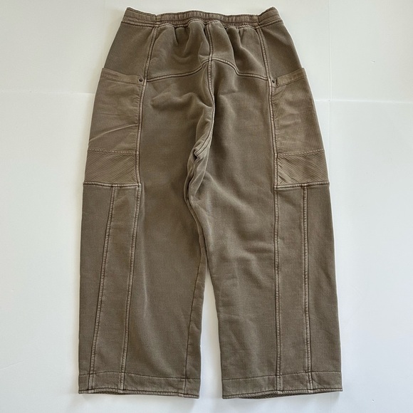 Free People We The Free Jet Set Knit Pull-On Pants in Brown Bear | XL | EUC - Picture 2 of 16